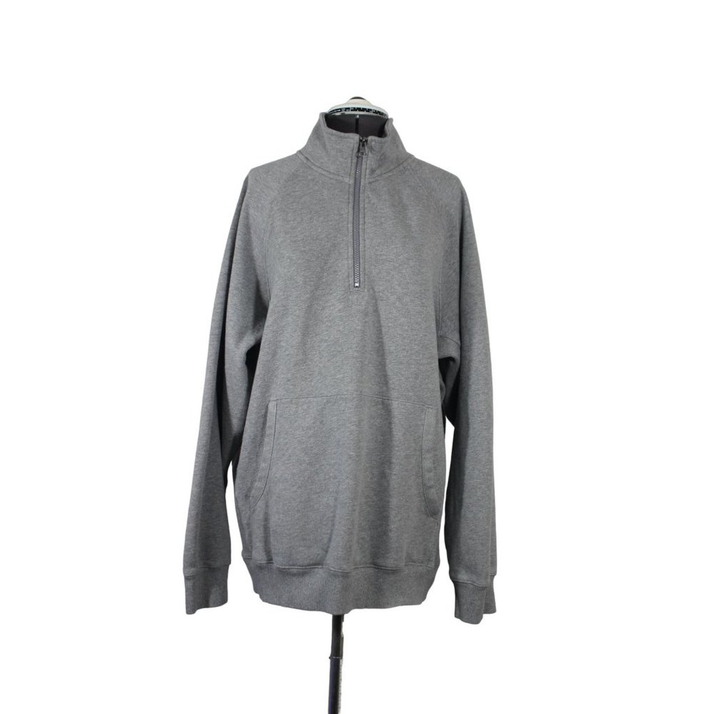 Duluth Trading men's Souped-Up 1/4 zip fleece pullover sweatshirt L